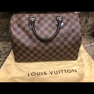 Louis Vuitton Ebene Speedy Bag